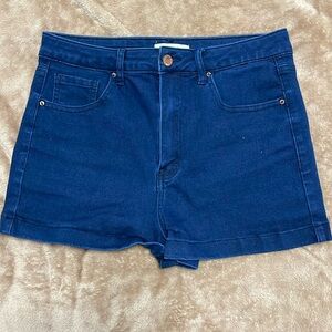 High Waisted Denim Shorts